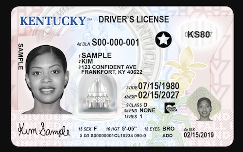 new kentucky driver's license 2020