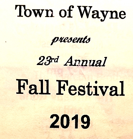 Town of Wayne, WV presents 23rd annual Fall Festival October 11 & 12th