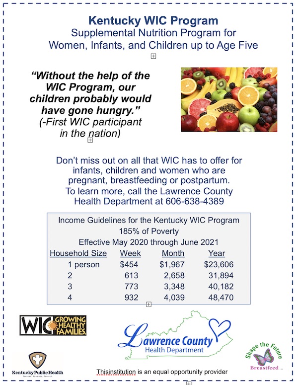 wic income guidelines