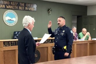 BUD SWEARS IN WILBURN 4:16:2025